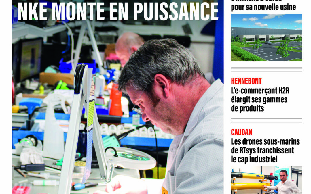 nke Group on the front page of “Le Journal des Entreprises”